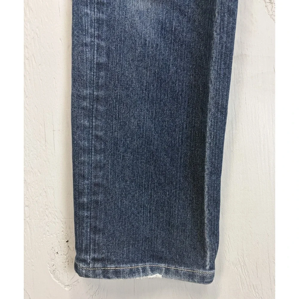 American Giant Mens Jeans Size 30 x 27 Blue Distressed Made in USA Denim